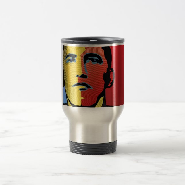 Caneca Térmica Super-herói de Barack Obama (Centro)