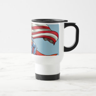 Caneca Térmica Super-Homem com pavilhão dos EUA