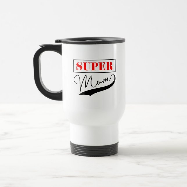Caneca Térmica Super Mãe (Esquerda)
