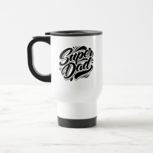 Caneca Térmica Super Pai Herói Tipografia Design-67888