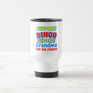 Caneca Térmica Suporte para a vovó Bingo