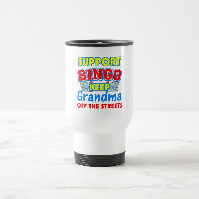 Caneca Térmica Suporte para a vovó Bingo  (Centro)