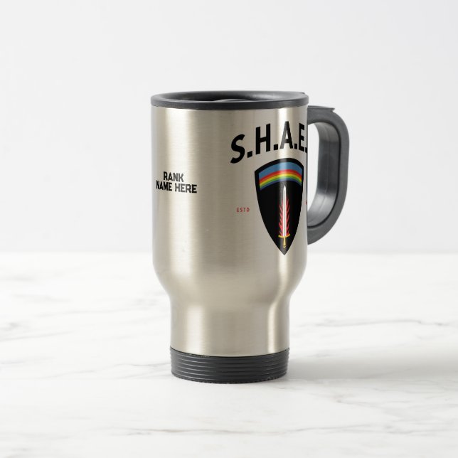 Caneca Térmica Supremo Quartel-General da Força Expedicionária Al (Frente Esquerda)