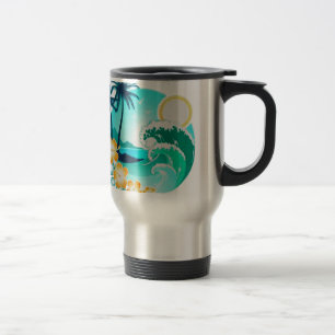 Caneca Térmica Surf TROPICAL HAWAIIAN