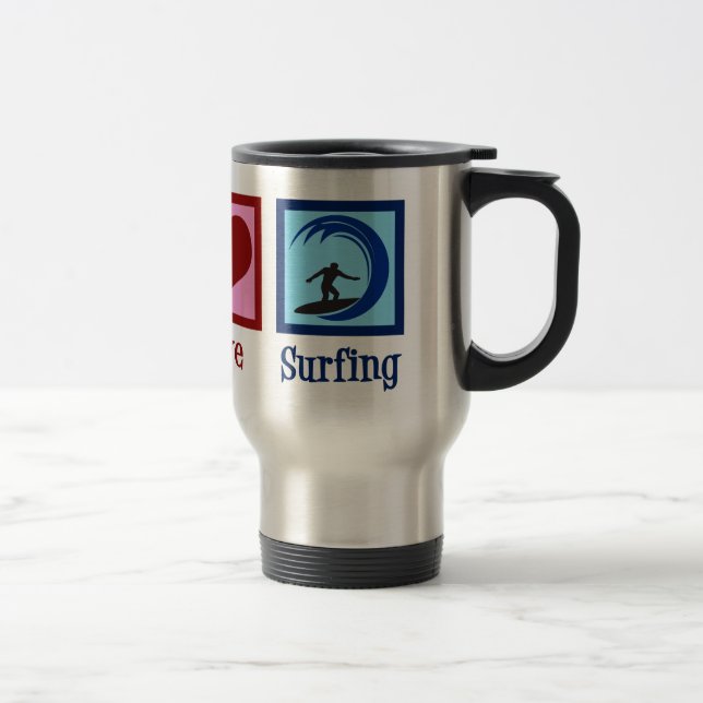 Caneca Térmica Surfe de Amor pela Paz (Direita)