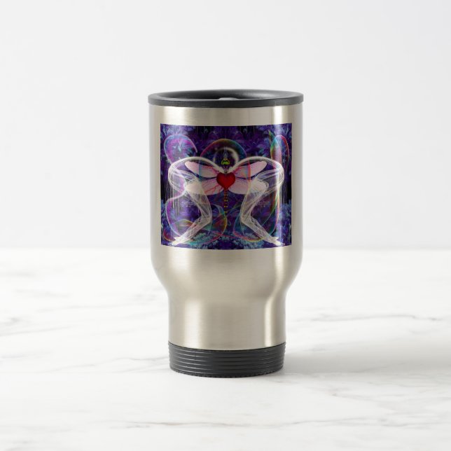 Caneca Térmica Surreal Psíquico Libélula (Centro)