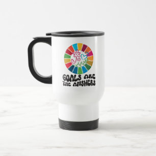 Caneca Térmica Sustentavelmente estilizado: Objetivos, Graça e Vi