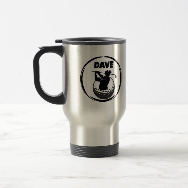 Caneca Térmica Swing de golfe masculino & Bola de golfe (Esquerda)