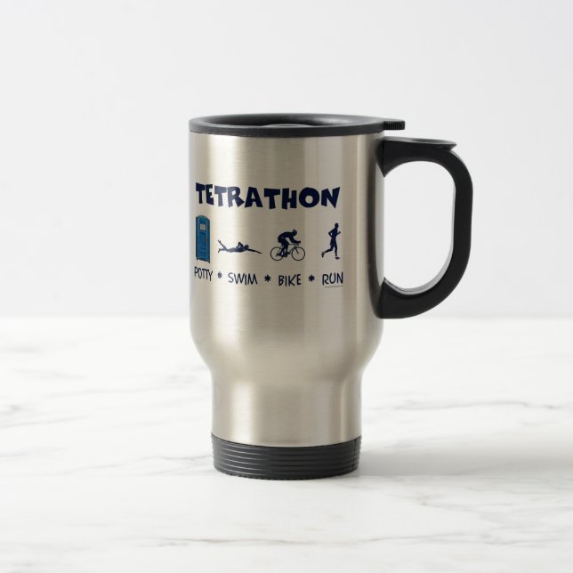 Caneca Térmica T-shirt do Triathlon de Tetrathon (Direita)
