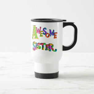 Caneca Térmica T-shirt e presentes impressionantes da irmã