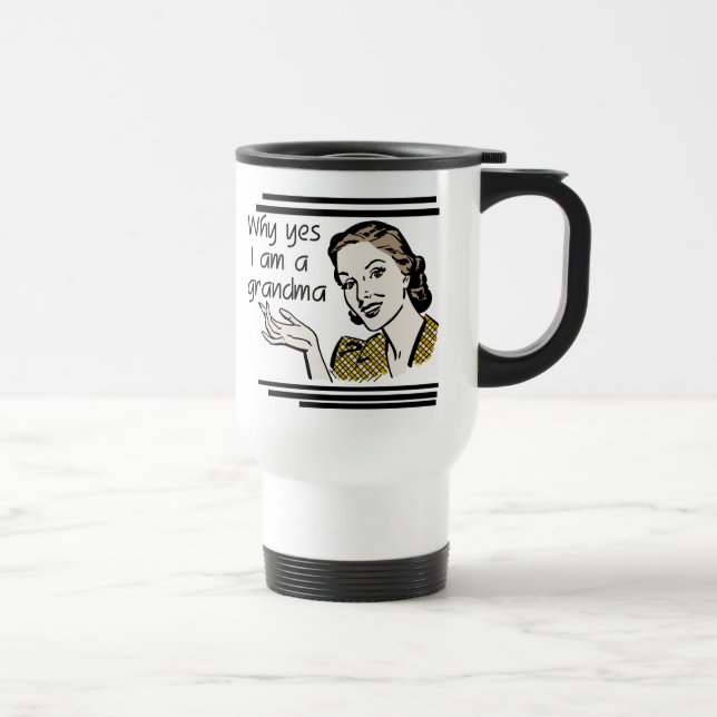 Caneca Térmica T-shirt retros e presentes da avó (Direita)