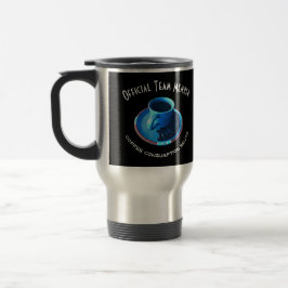 Caneca Térmica Taça Azul e Saucer | Equipe de Amantes de Café Per