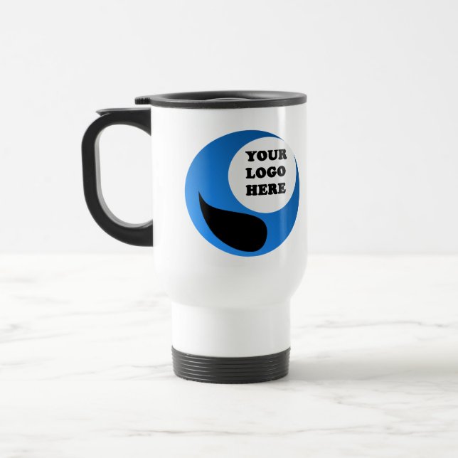 Caneca Térmica Taça De Café Reutilizável Com Logotipo Da Empresa (Esquerda)