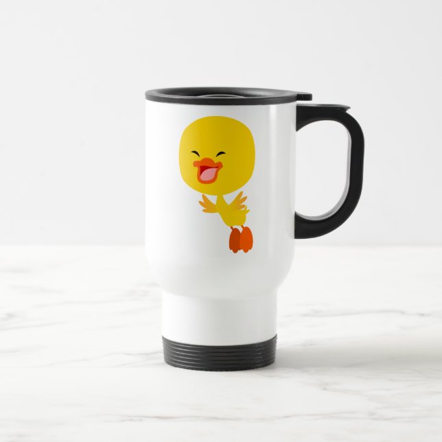 Caneca Térmica Tampão de Viagem ao trabalho de Mata de Cartoon (Direita)