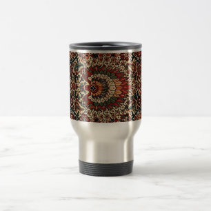 Caneca Térmica Tapete Persa Turco Oriental Antigo