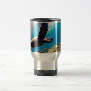 Caneca Térmica Tartaruga de mar verde de Havaí