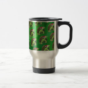 Caneca Térmica Tartaruga em Santa Chapéu Verde
