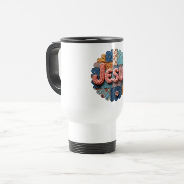 Caneca Térmica Tasse de Voyage Jésus 02 (Frente Esquerda)