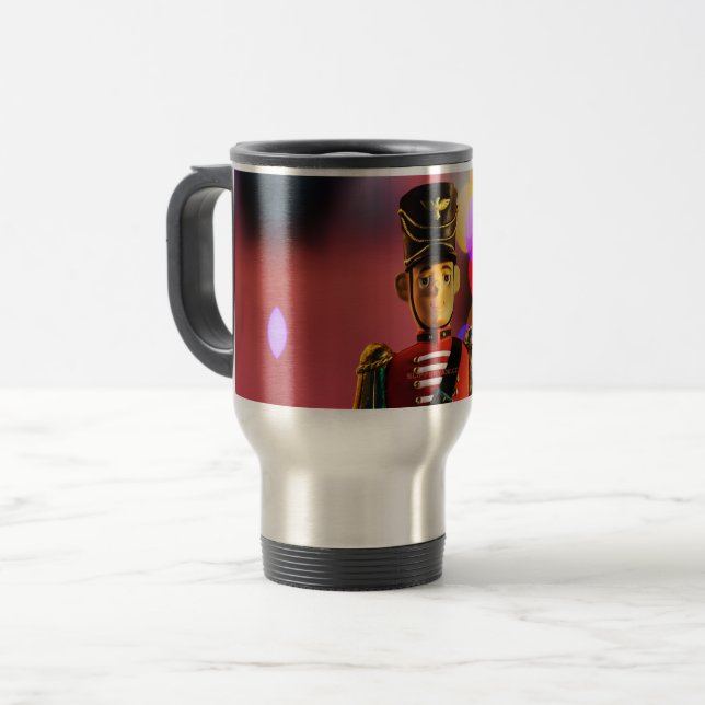 Caneca Térmica Tatuador de Natal figurino SlipperyJoe gay pri (Frente Esquerda)