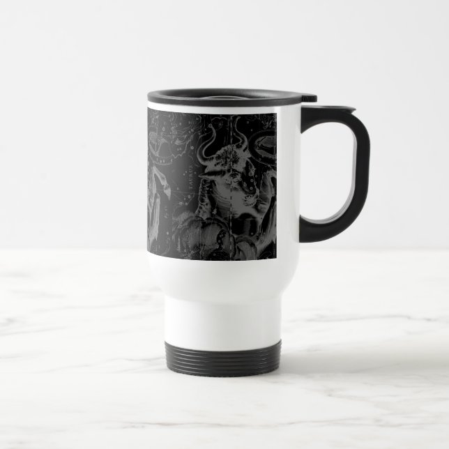 Caneca Térmica Taurus Constulation Map Hevelius 1690 em preto (Direita)
