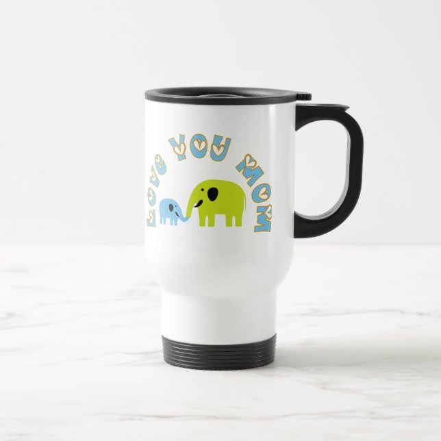 Caneca Térmica Te Amo, Mãe Mugs (Direita)