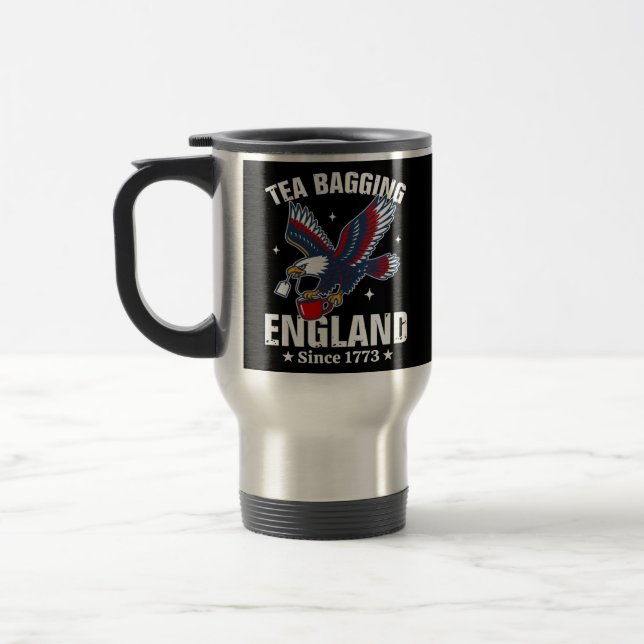 Caneca Térmica Tea Bagging England Desde 1773 - 4 De Julho (Esquerda)