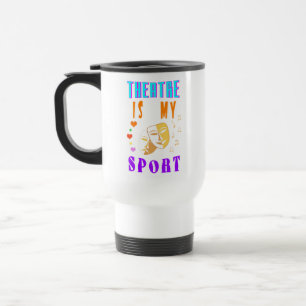 Caneca Térmica Teatro É Meu Ator De Esporte Drama