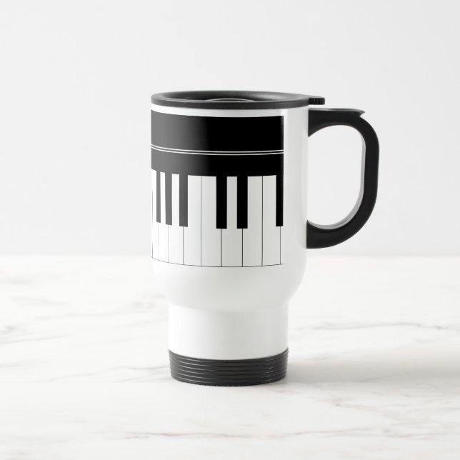 Caneca Térmica Teclado de piano (Direita)
