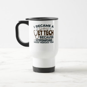 Caneca Térmica Técnico Veterinário Porque Veterinários Também Pre