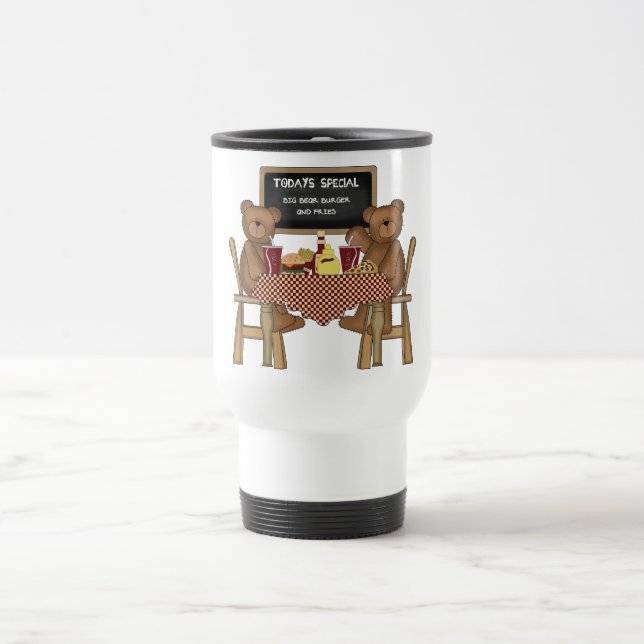 Caneca Térmica Teddy Bears Out to Lunch (Centro)