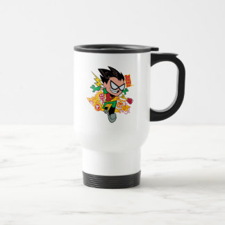 Caneca Térmica Teen Titans Go! | Gráfico Arsenal de Robin