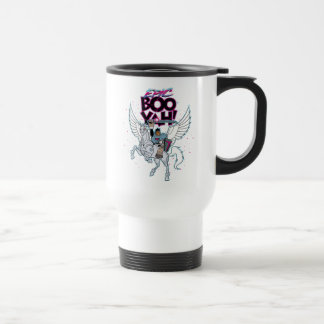 Caneca Térmica Teen Titans Go! | Guerreiro Cyborg Riding Pegasus