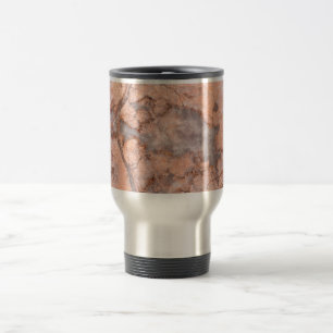 Caneca Térmica Tendência Legal Textura de Pedra Marble