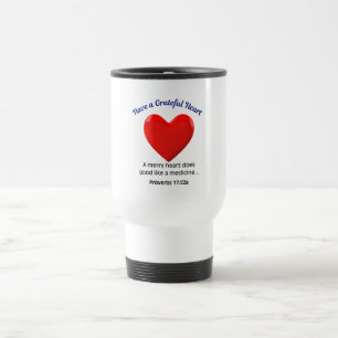 Caneca Térmica Tenha um Coração Grato 