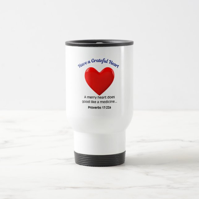 Caneca Térmica Tenha um Coração Grato  (Centro)