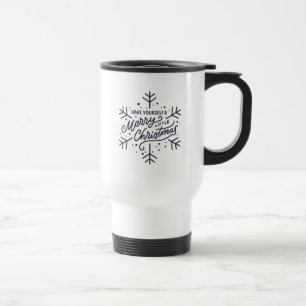 Caneca Térmica Tenha um Natal Feliz - Floco de neve