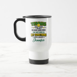 Caneca Térmica Tenis Personalizado Amor   Feliz Dia do Tênis