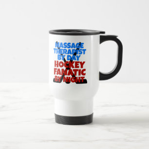 Caneca Térmica Terapia de Massagem do Hockey Lover