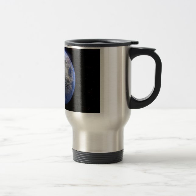 Caneca Térmica Terra Azul do Espaço Inspiracional (Direita)