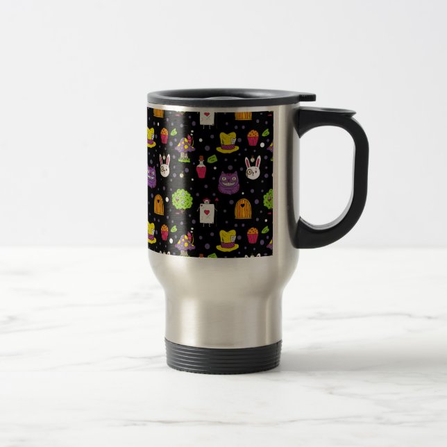 Caneca Térmica terra natalina negra (Direita)