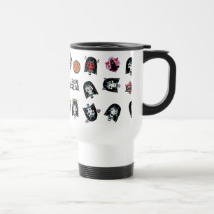 Caneca Térmica Teste padrão de Emoji do Enchantress do pelotão