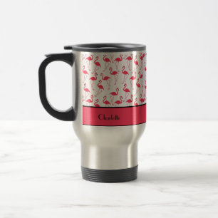 Caneca Térmica Teste padrão do flamingo