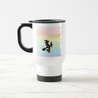 Caneca Térmica Testemunha E Gato, Humor De Halloween