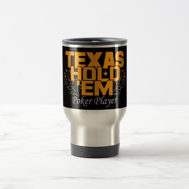 Caneca Térmica Texas hold'Em Poker (Centro)