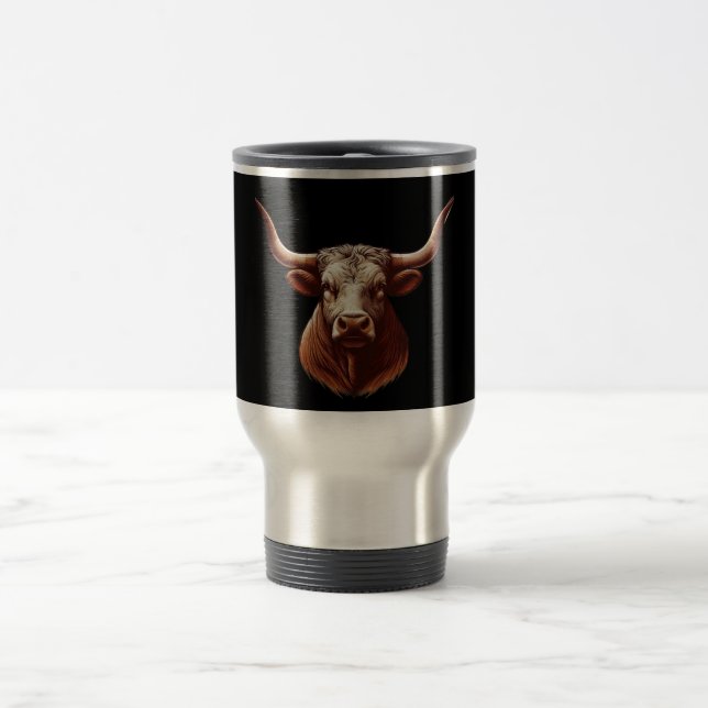 Caneca Térmica Texas Longhorn (Centro)