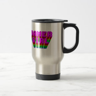 Caneca Térmica Texto da Gamer Girl