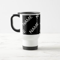 Texto Personalizável | Preto e Branco Moderno e De