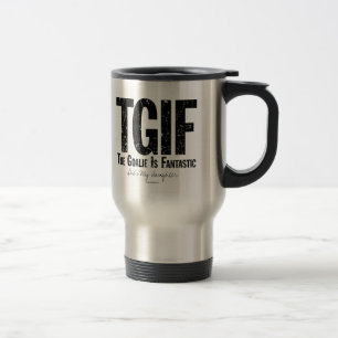 Caneca Térmica TGIF: O Goalie é Fantástico (Hockey)