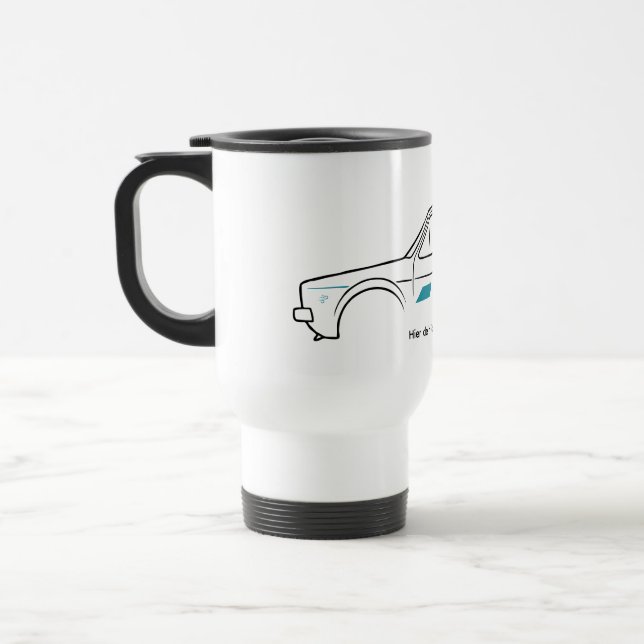 Caneca Térmica Thermobecher | Mug | Youngtimer | RetroCar | 90er (Esquerda)