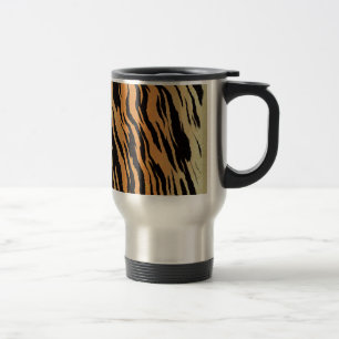 Caneca Térmica Tigre de fundo de textura de padrão uniforme